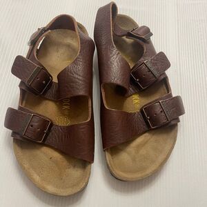 Birkenstock Milano Sandal Cortina Brown Size 35 Ladies 4
